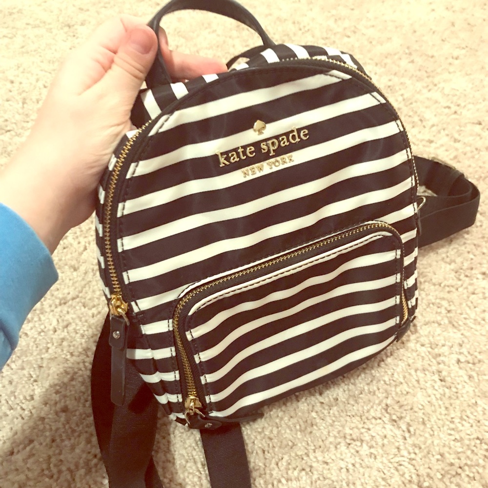 Kate Spade Striped Backpack